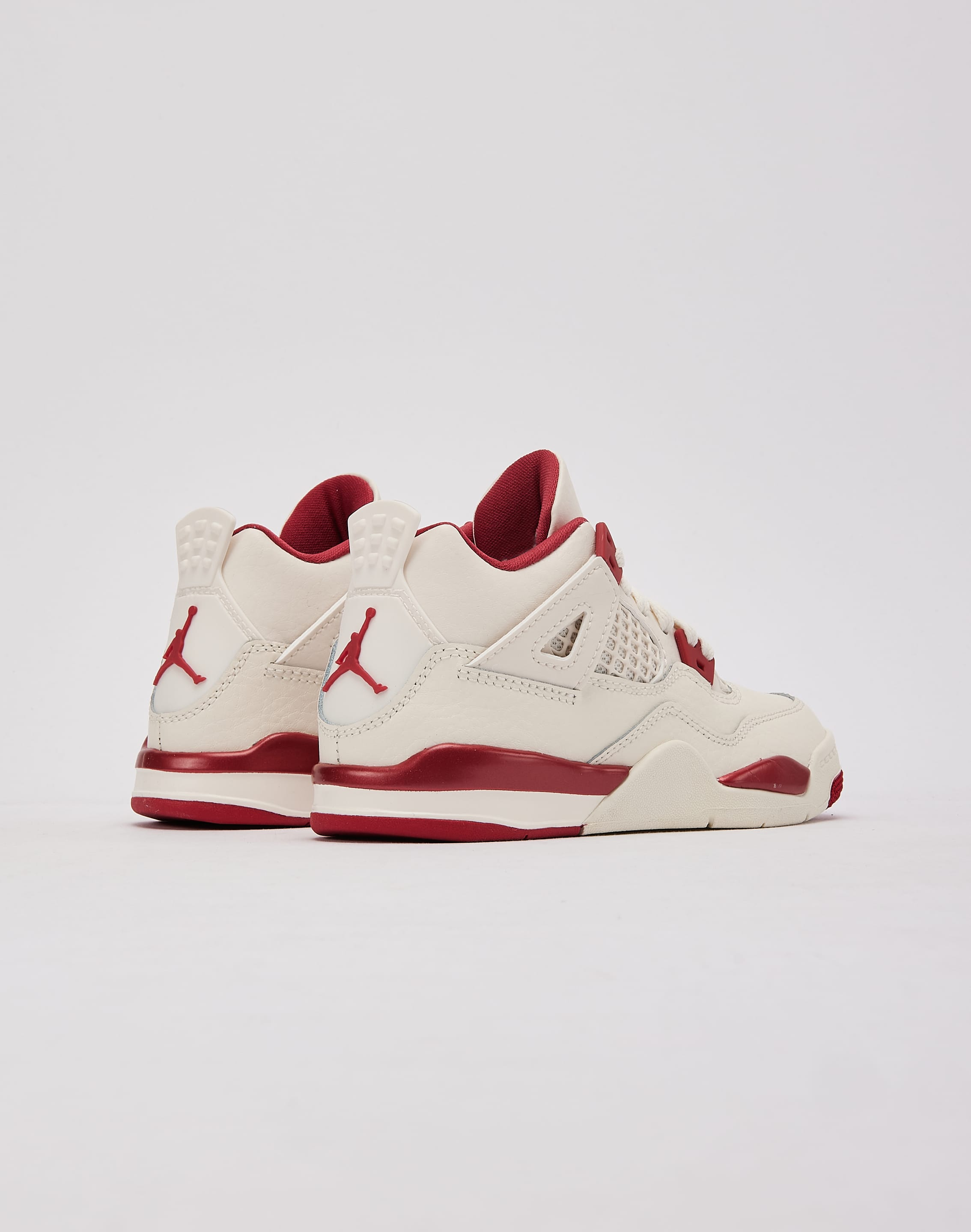 Jordan Air Jordan 4 Retro 'Pale Ivory and Tough Red' Pre-School