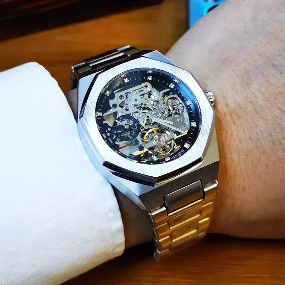 Forsining Luxury Skeleton Watch - foto 5