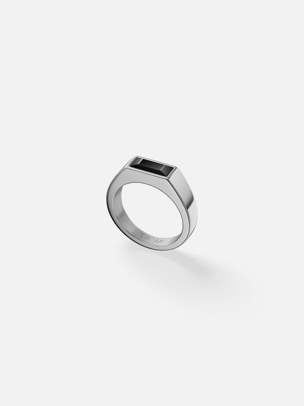 MIDNIGHT COMO RING | Silver
