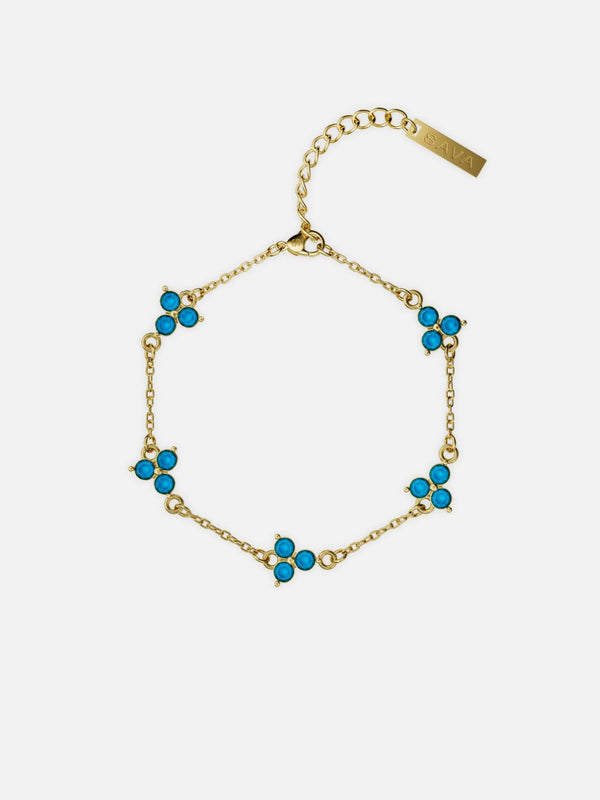 OCEAN CLOVER BRACELET | 18K Gold