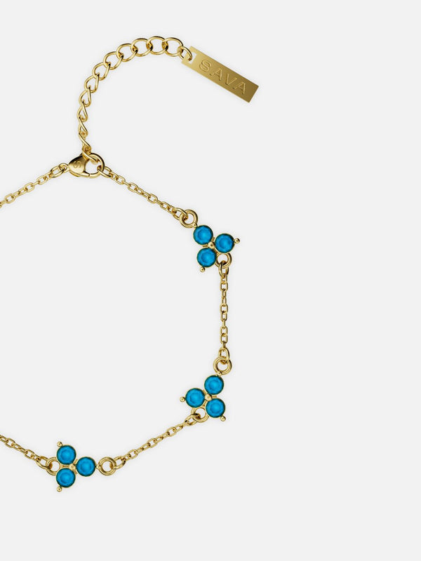 OCEAN CLOVER BRACELET | 18K Gold