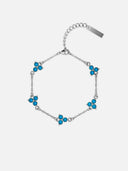 OCEAN CLOVER BRACELET | Silver