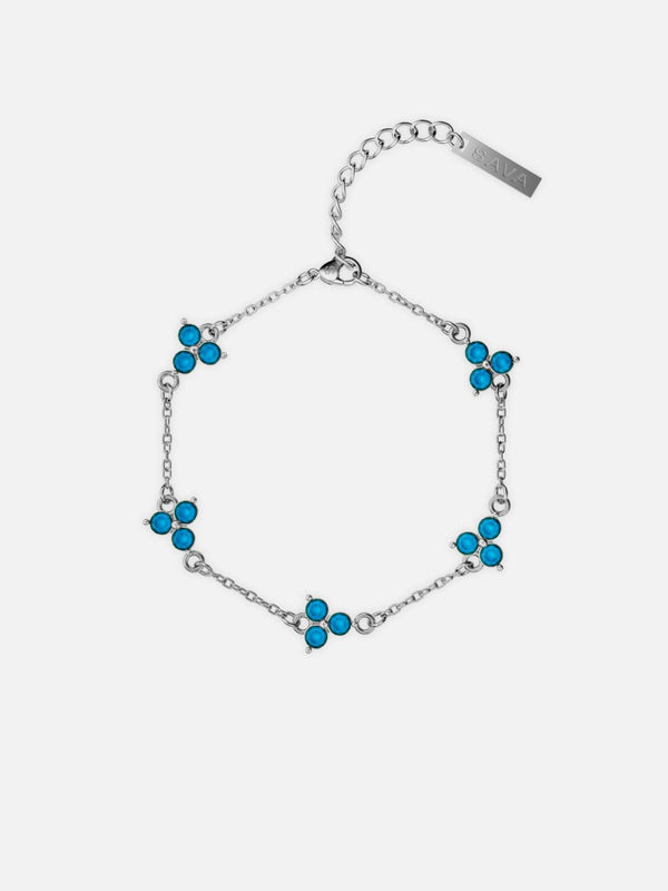 OCEAN CLOVER BRACELET | Silver