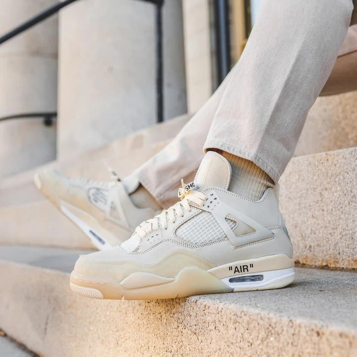 Nike Air Jordan 4 Retro x Off-White SP Sail Wmns