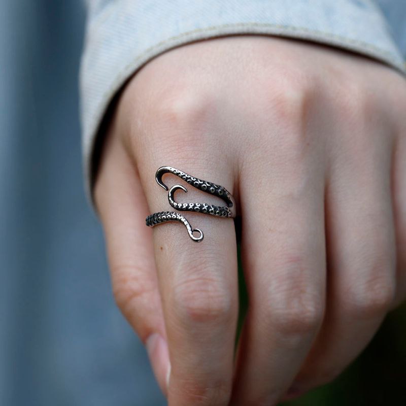 Octopus Tentacle Ring - foto 2