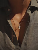 ORTHODOX CROSS CHAIN | Silver
