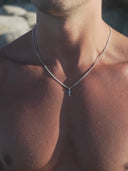 FORGED CROSS CHAIN | Silver