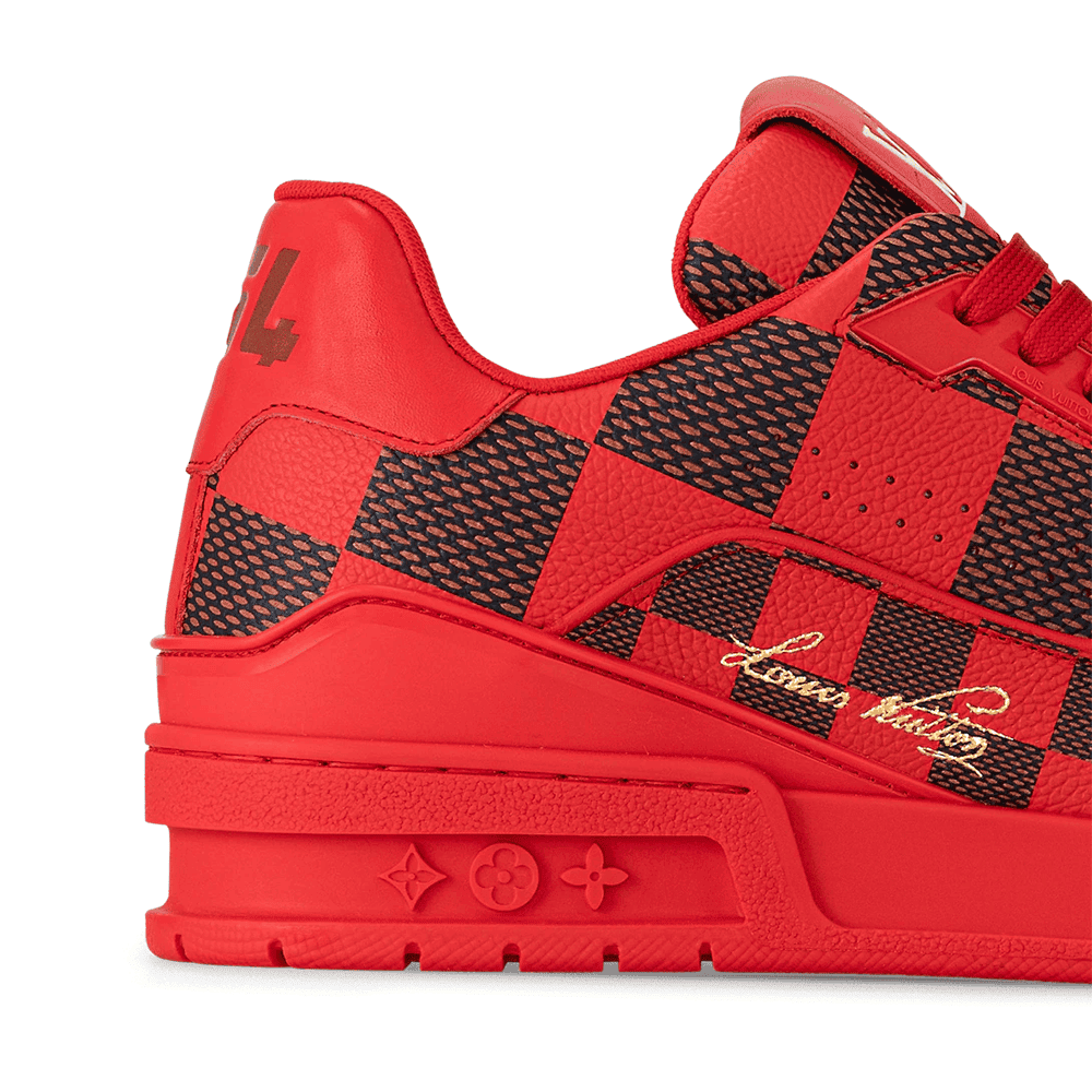 Louis Vuitton LV Trainer Sneaker DarkRed